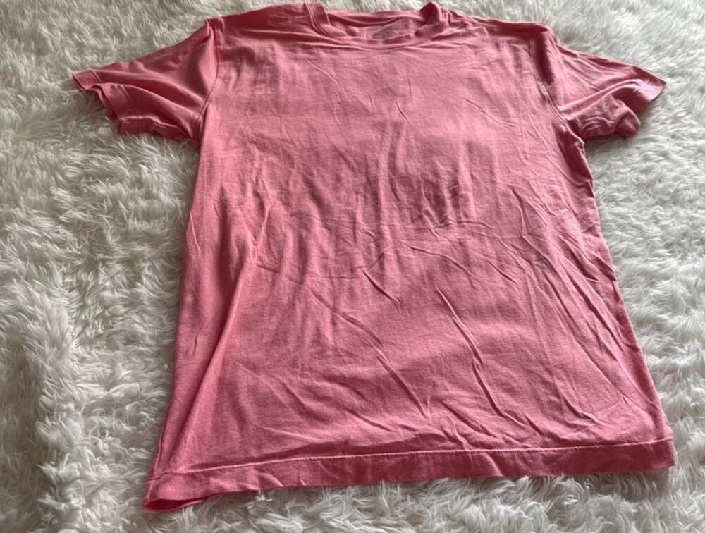 Fabletics Pink Short Sleeve Cotton Modal‎ Blend Crewneck T-Shirt Size M